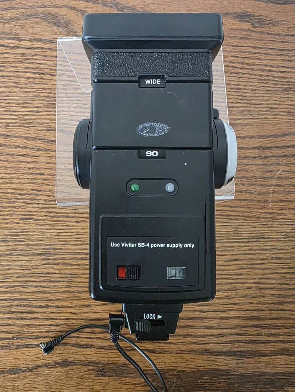 Vivitar 285HV Zoom Thyristor Shoe Mount Flash w/ Opteka Diffuser
